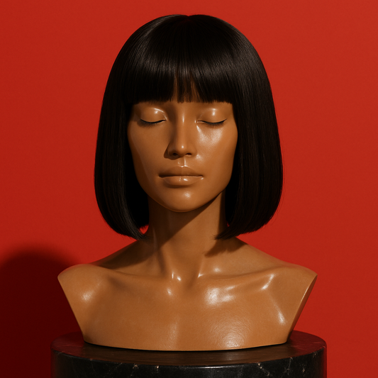 Straight Bang bob Wig